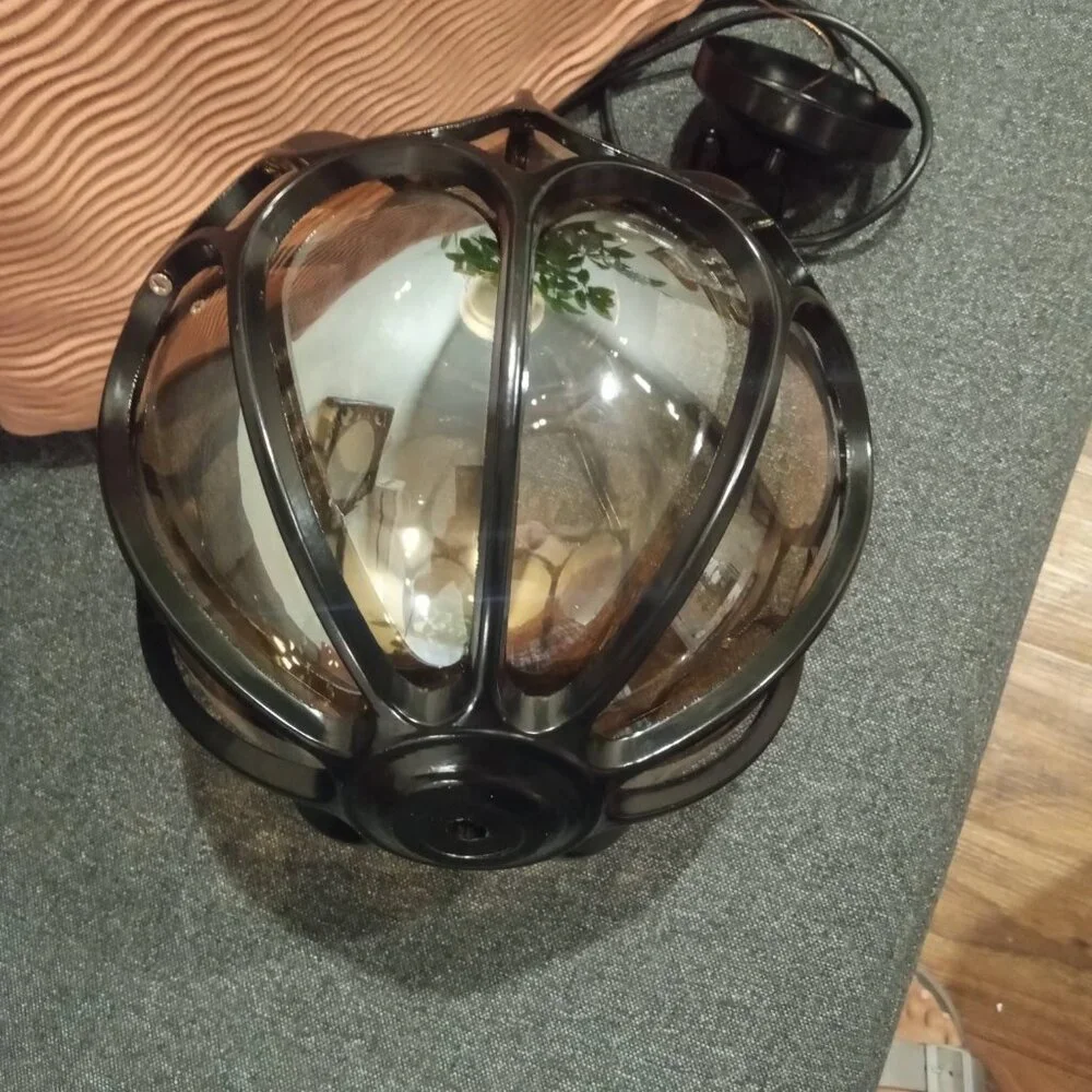 Mid Century Style Globe Hanging Light - Picture 4 of 5